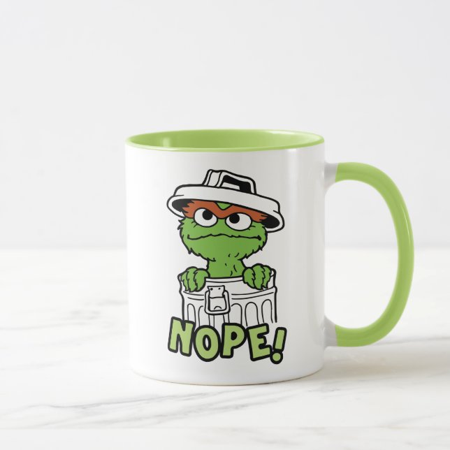Sesame Street | Oscar the Grouch Nope! Mug (Right)