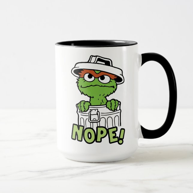 Sesame Street | Oscar the Grouch Nope! Mug (Right)