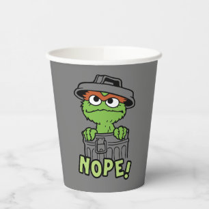 Sesame Street   Oscar the Grouch Nope! Paper Cups