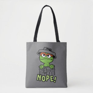 Sesame Street   Oscar the Grouch Nope! Tote Bag