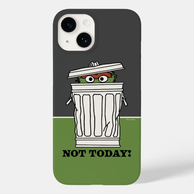 Sesame Street | Oscar the Grouch Not Today! Case-Mate iPhone Case (Back)