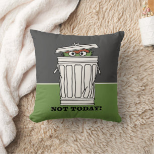 Sesame Street Oscar the Grouch Not Today! Cushion