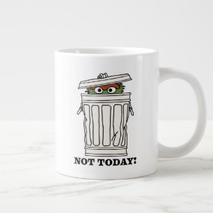Sesame Street Oscar the Grouch Not Today! Large Coffee Mug