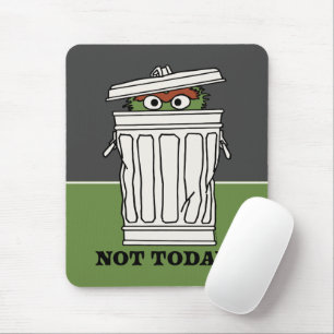 Sesame Street Oscar the Grouch Not Today! Mouse Mat