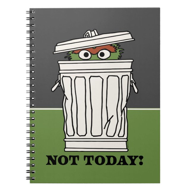 Sesame Street | Oscar the Grouch Not Today! Notebook (Front)