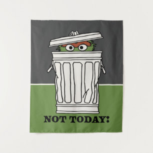 Sesame Street Oscar the Grouch Not Today! Tapestry