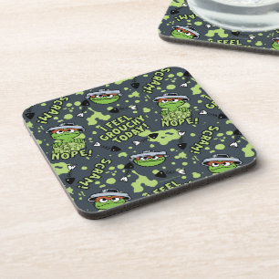 Sesame Street   Oscar the Grouch Phrase Pattern Coaster