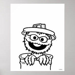 Sesame Street Oscar the Grouch Poster