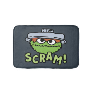 Sesame Street   Oscar the Grouch Scram! Bath Mat