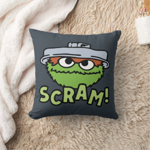Sesame Street Oscar the Grouch Scram! Cushion