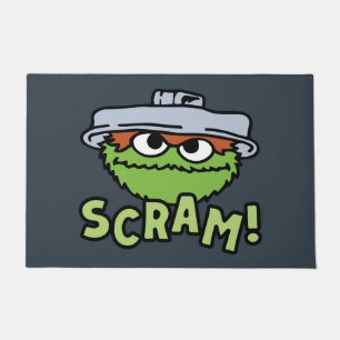 Sesame Street Oscar the Grouch Scram! Doormat
