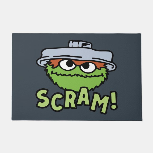 Sesame Street | Oscar the Grouch Scram! Doormat (Front)