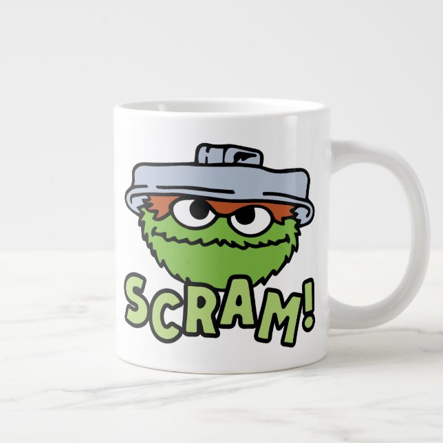 Sesame Street | Oscar the Grouch Scram! Large Coffee Mug (Right)