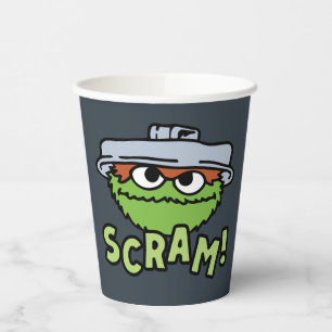 Sesame Street   Oscar the Grouch Scram! Paper Cups