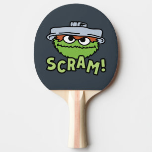 Sesame Street Oscar the Grouch Scram! Ping Pong Paddle