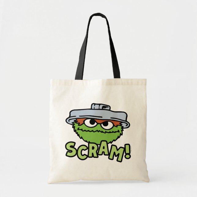 Sesame Street | Oscar the Grouch Scram! Tote Bag (Front)
