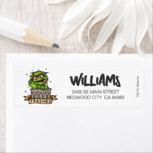 Sesame Street Oscar the Grouch Trashed