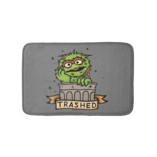 Sesame Street   Oscar the Grouch Trashed Bath Mat