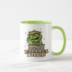 Sesame Street Oscar the Grouch Trashed Mug