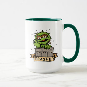 Sesame Street Oscar the Grouch Trashed Mug