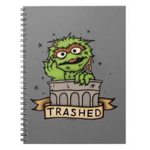 Sesame Street Oscar the Grouch Trashed Notebook