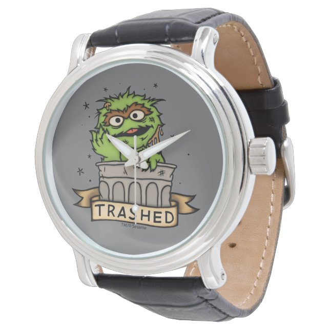Sesame Street | Oscar the Grouch Trashed Watch (Angled)