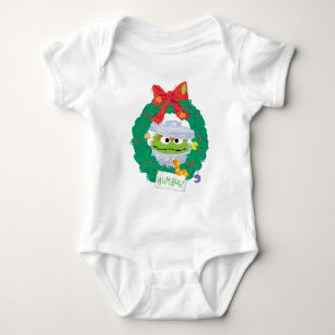 Sesame Street Oscar the Grouch Wreath Baby Bodysuit