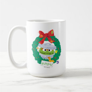 Sesame Street Oscar the Grouch Wreath Coffee Mug