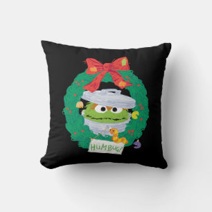 Sesame Street   Oscar the Grouch Wreath Cushion