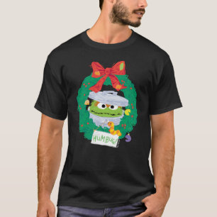 Sesame Street   Oscar the Grouch Wreath T-Shirt