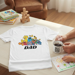 Sesame Street Pals 1st Birthday Dad T-Shirt