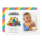 Sesame Street Pals 1st Birthday with Photo