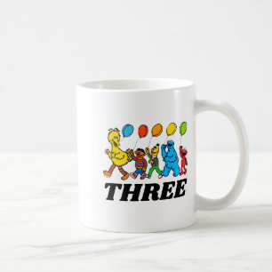 Sesame Street Pals 3rd Birthday Balloons Toddler  Coffee Mug