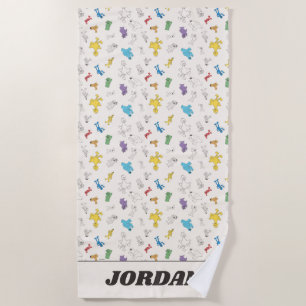 Sesame Street Pals Add Your Name Beach Towel