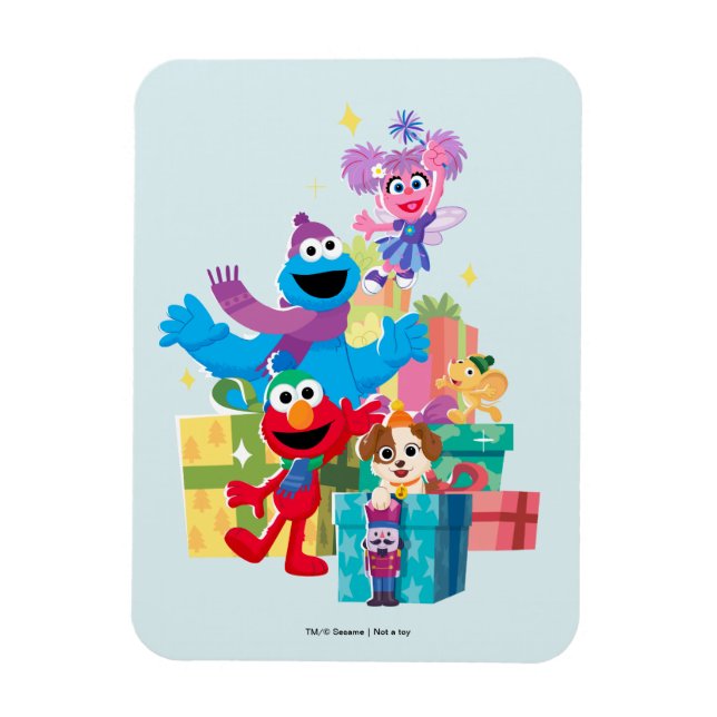 Sesame Street Pals and Presents Magnet (Vertical)