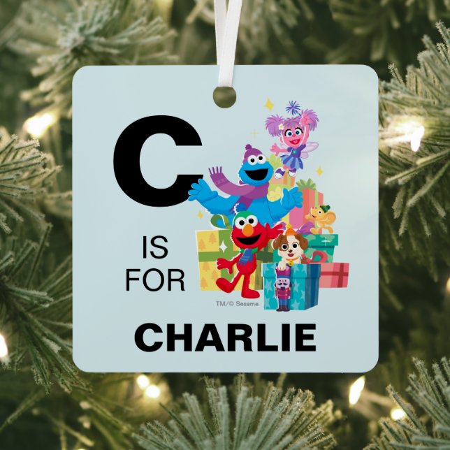 Sesame Street Pals and Presents Metal Tree Decoration (Insitu)