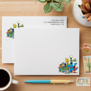 Sesame Street Pals Baby Shower Envelope