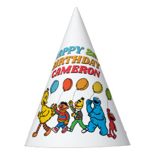 Sesame Street Pals Balloons Birthday  Party Hat