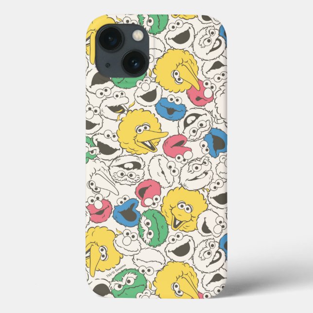Sesame Street Pals | Big Head Core Pattern Case-Mate iPhone Case (Back)