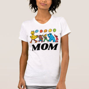 Sesame Street Pals   Birthday Balloons - Mum T-Shirt