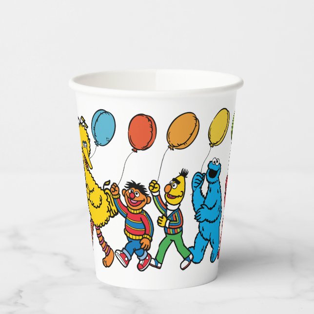 Sesame Street Pals | Birthday Balloons Paper Cups (Left)
