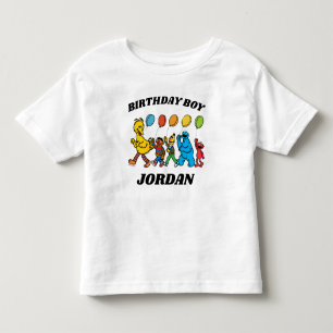 Sesame Street Pals   Birthday Boy Birthday Toddler T-Shirt