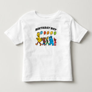 Sesame Street Pals   Birthday Boy Birthday Toddler T-Shirt