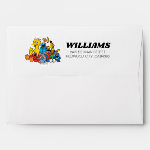 Sesame Street Pals Birthday Envelope