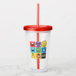 Sesame Street Pals Colour Blocks Acrylic Tumbler