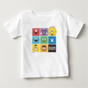 Sesame Street Pals   Colour Blocks Baby T-Shirt