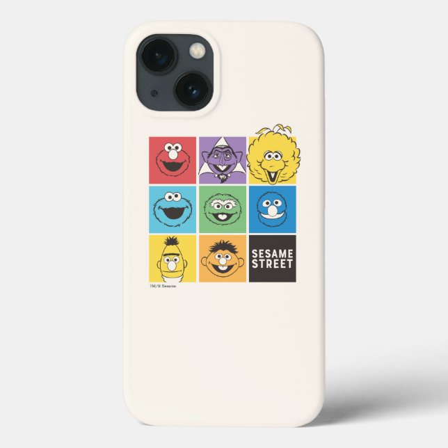 Sesame Street Pals | Colour Blocks Case-Mate iPhone Case (Back)