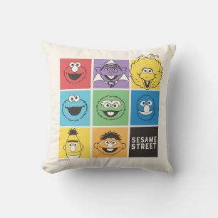 Sesame Street Pals   Colour Blocks Cushion