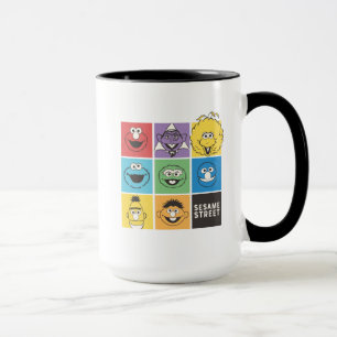 Sesame Street Pals Colour Blocks Mug