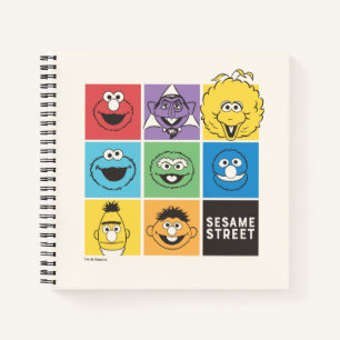Sesame Street Pals Colour Blocks Notebook